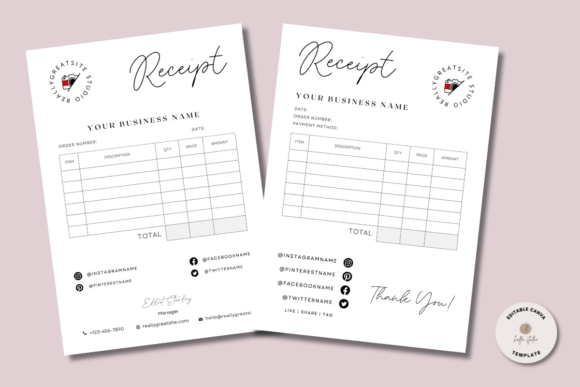 Download Small Business Invoice Receipt Template - Template Collection