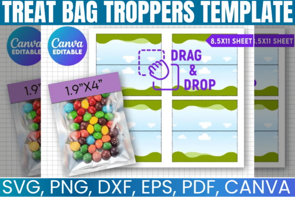 Download Treat Bag Troppers Canva Template - Template Collection