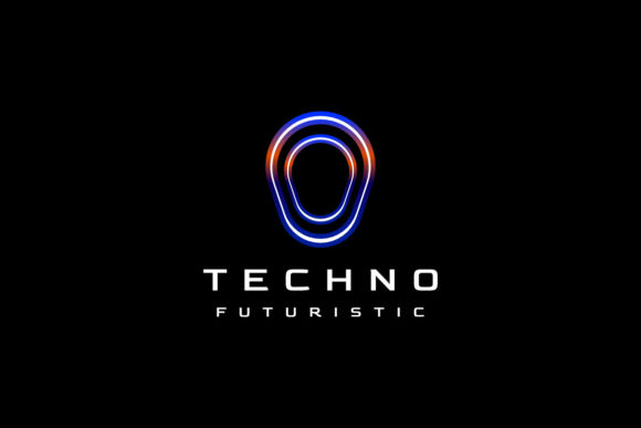 Download Neon Tech Gradient Lamp Logo - Logo Collection
