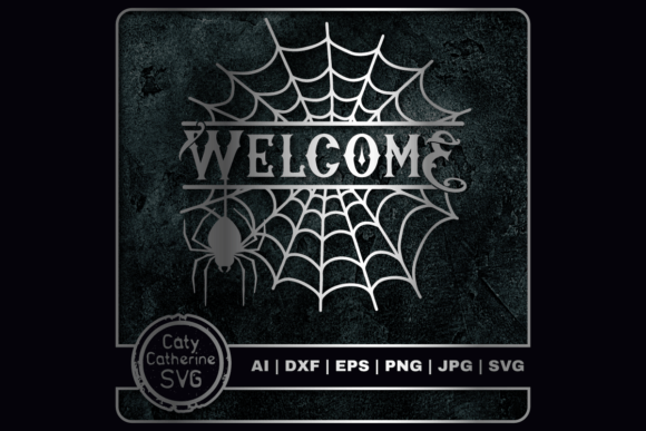 Download Welcome Home Decor Halloween Spider Web - Decor Collection