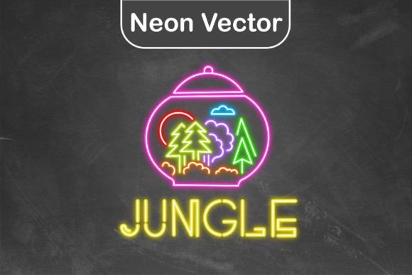 Download Neon Logo Vector - Jar Jungle - Logo Collection