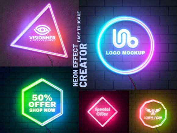 Download Neon Text &amp; Logo Effect - Logo Collection