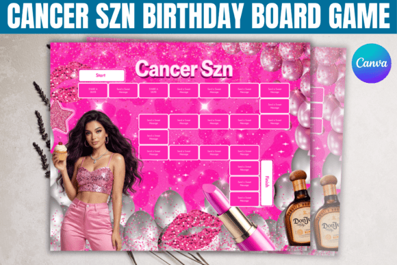 Download Cancer SZN Birthday Board Game Template - Template Collection