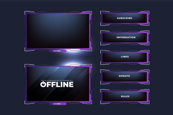 Download Gaming Overlay Screen Panel Template - Template Collection