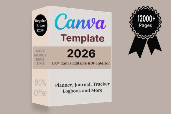 Download 100+ Editable Templates | KDP 2026 - Template Collection