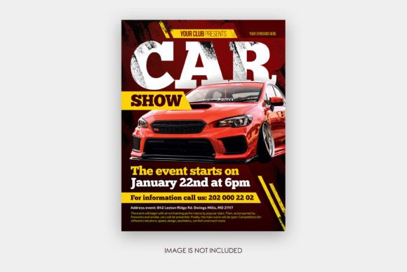 Download Car Show Flyer PSD Template - Template Collection