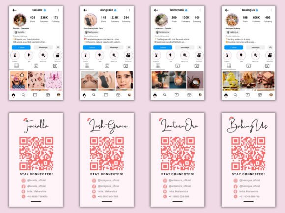Download Instagram Business Cards Template Bundle - Template Collection