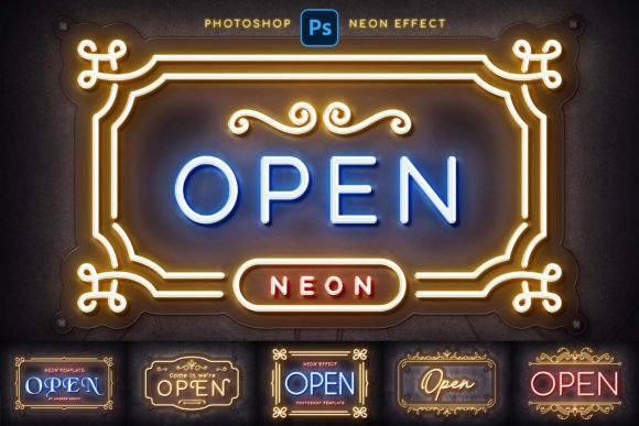 Download Neon Logo Mockups - Logo Collection