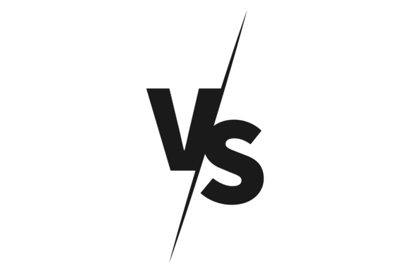 Download Vs Logo. Black Letters Emblem. Battle Ve - Logo Collection