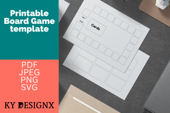 Download Blank DIY Board Game Template - Template Collection