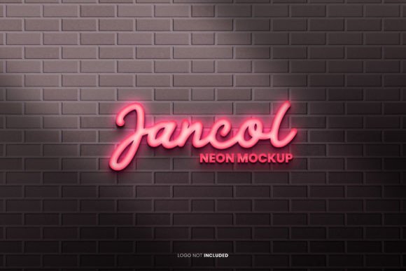 Download Neon Logo Mockup Psd - Logo Collection
