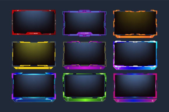 Download Gaming Screen Panel Overlay Template - Template Collection