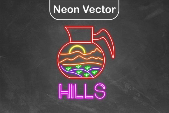 Download Neon Logo Vector - Teapot Hills - Logo Collection