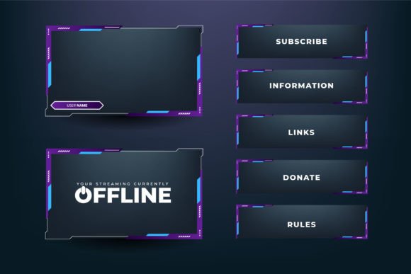 Download Modern Game Frame Element Template - Template Collection