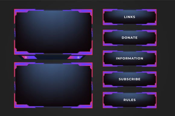 Download Live Streaming Frame Decoration Vector - Decor Collection