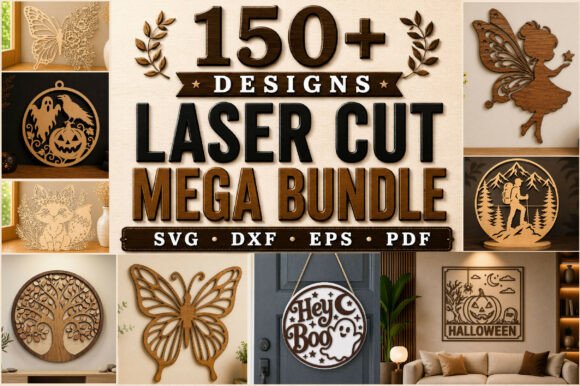 Download Home Decor Laser Cut Mega Bundle - Decor Collection