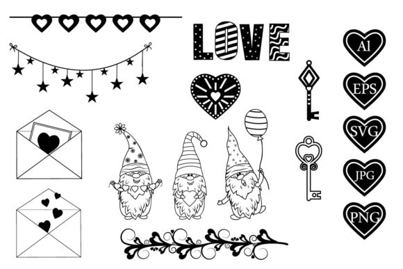 Download Set of Festive Decorative Elements - Decor Collection