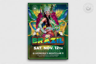 Download Brazilian Show Flyer Template - Template Collection