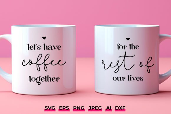 Download Let's Have Coffee Together Matching Mugs - Mugs Collection