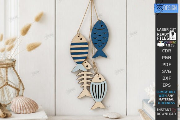 Download Coastal Hanging Decor Sign Laser Cut - Decor Collection